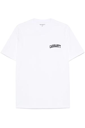 T-shirt University Script in cotone bianco CARHARTT WIP | I03485200A